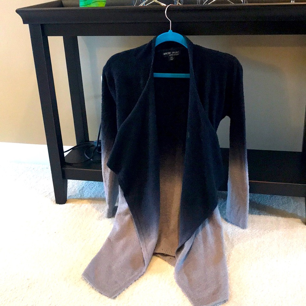 Bamboo Dreams Drape front sweater. NEW